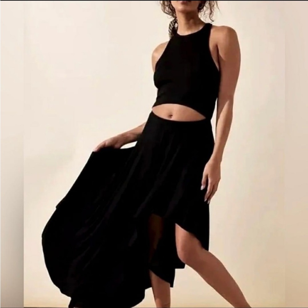 NWOT FREE PEOPLE MEDIUM ONE PIECE DRESS BLACK